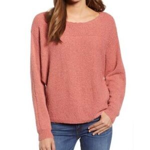 Caslon Pink/Salmon sweater Size L